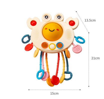 Crab Shaped Rope Teething Toy for Infants