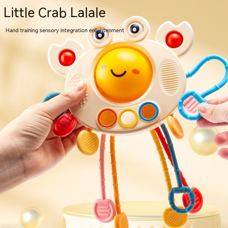 Crab Shaped Rope Teething Toy for Infants