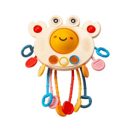 Crab Shaped Rope Teething Toy for Infants