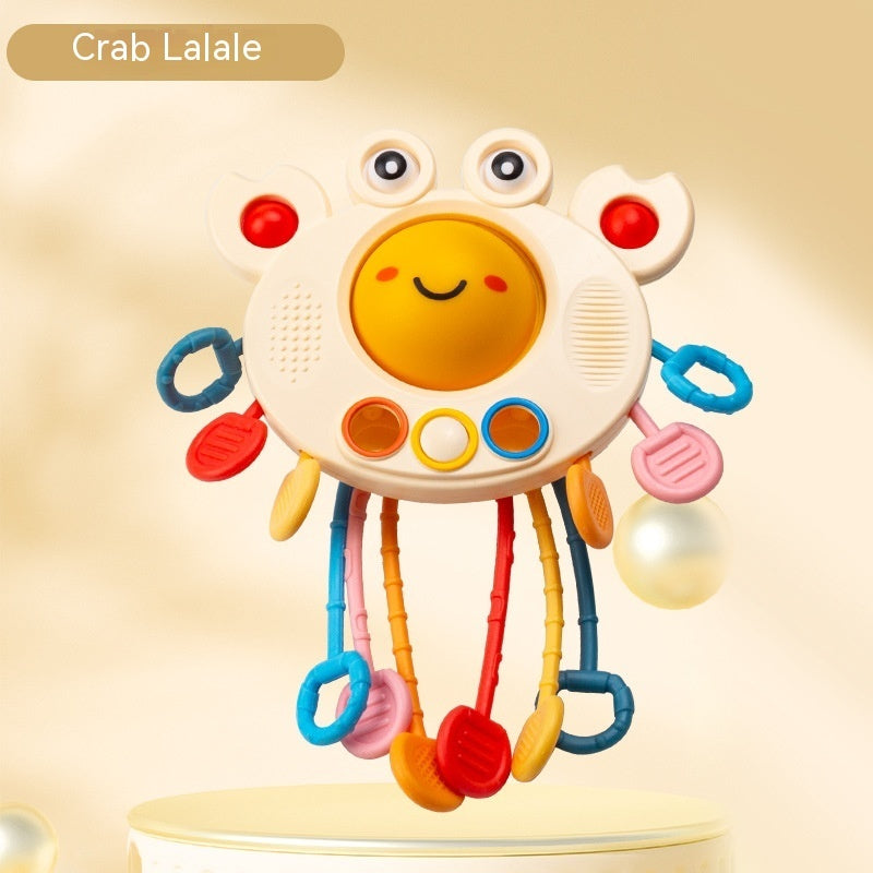 Crab Shaped Rope Teething Toy for Infants